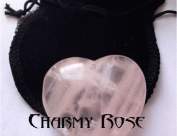 Медальон сърце Розов кварц масивно размер XL за привличане на любов