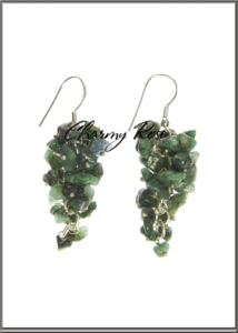 Обици Нефрит - charmyrose.com