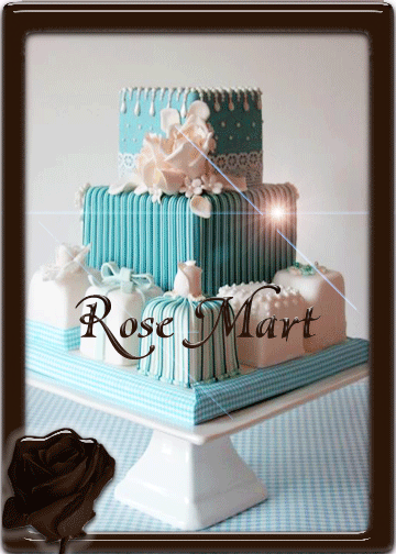 Торта в цвят Emerald - Rose mart за Charmybride.com