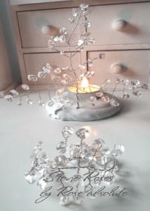 Фън Шуй дръвче-свещник и гривна от планински кристал- Charmyrose.com