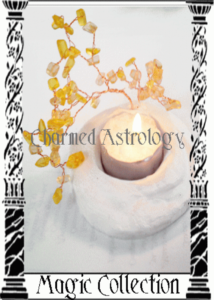 Дръвче- свещник цитрин