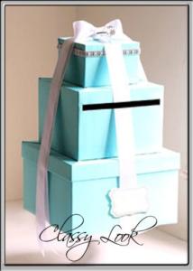 Кутия за пари в тюркоазено от CharmyBride